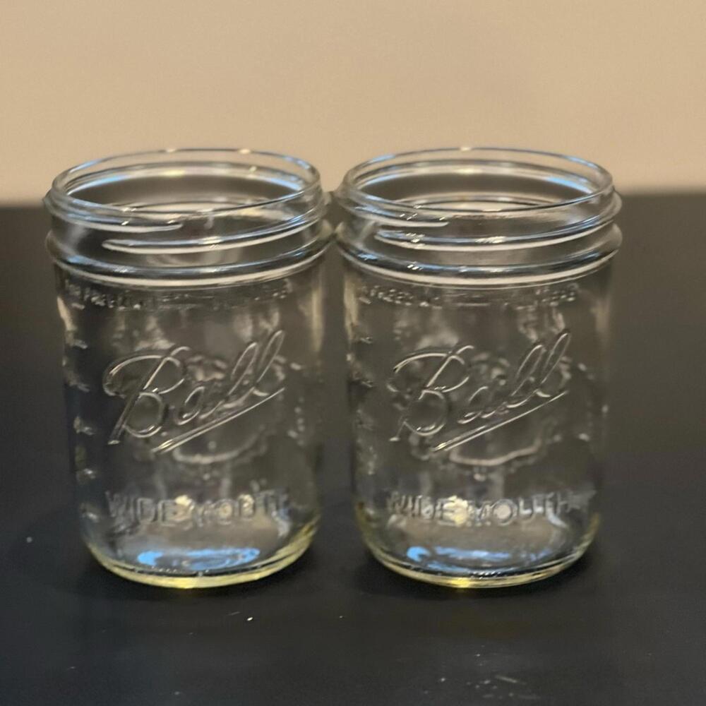 Ball Jar (Set‎ of 2) - fruit on the opposite side.